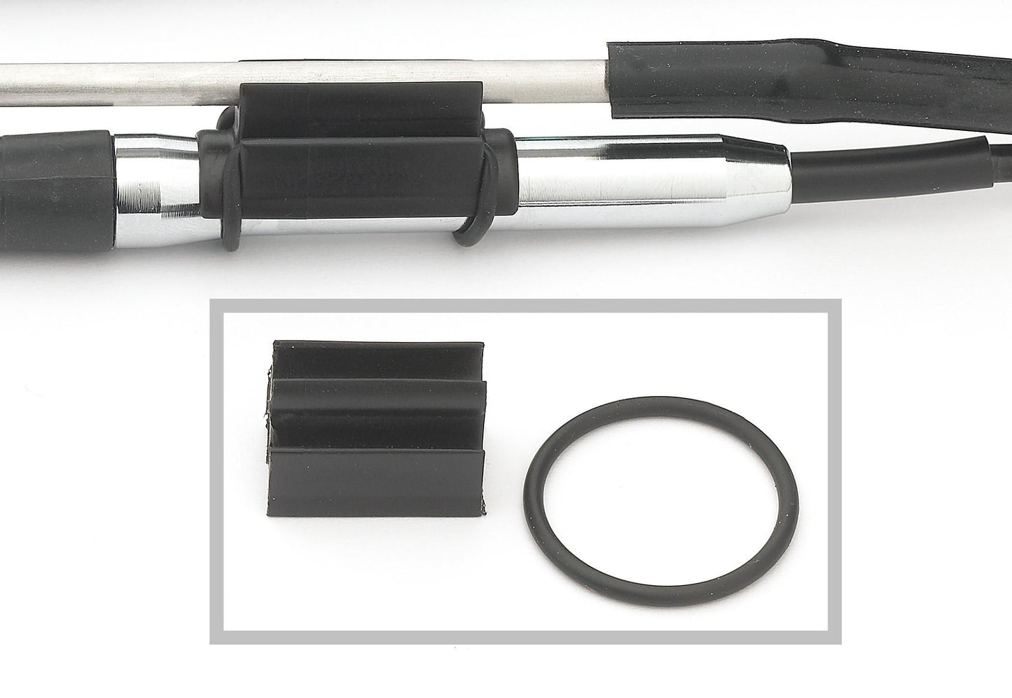 FE clip set for FE mounting pipe Ø 4.5mm