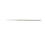 Needle file round without handle 160mm medium