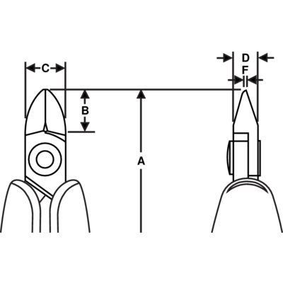 Skævbider 80 Ultra 0,1-0,8mm 108mm