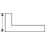 Angle 250mm marking of 90° + 45°