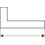 Angle 250mm marking of 90° + 45°