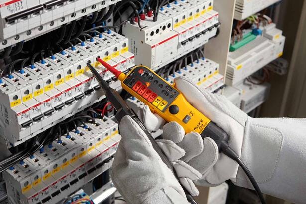 Spændingstester 12-690V CATIV 600V m/vibrationsindicat