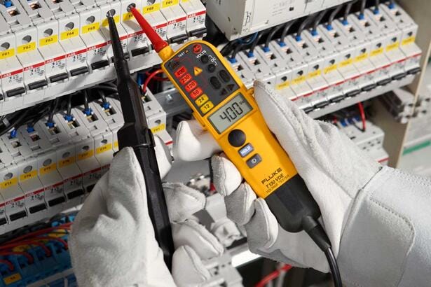 Voltage tester 6-690V S CATIV 600V w/vibration indicator