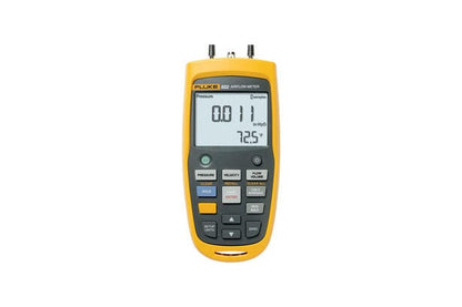 Fluke 922 Airflow Meter gul digital måler til differenstryk, lufthastighed og luftmængde til HVAC.