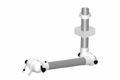 Suction arm 50mm 875-875 white, wall/ceiling 3-joint