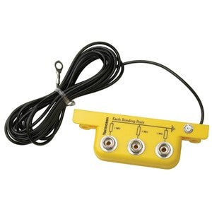 Earthing box slim with 3x10mm male push button