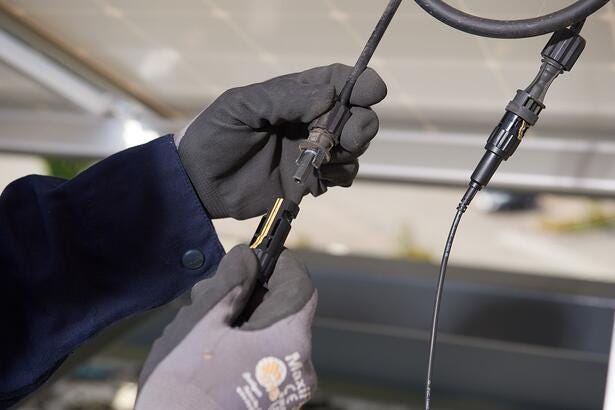 Fluke 393 FC-strømtang, IRR1-sol strålingsmåler, MC4-testkabel sæt