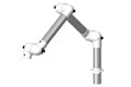 Extractor arm 3 joints 1230mm white wall mounting