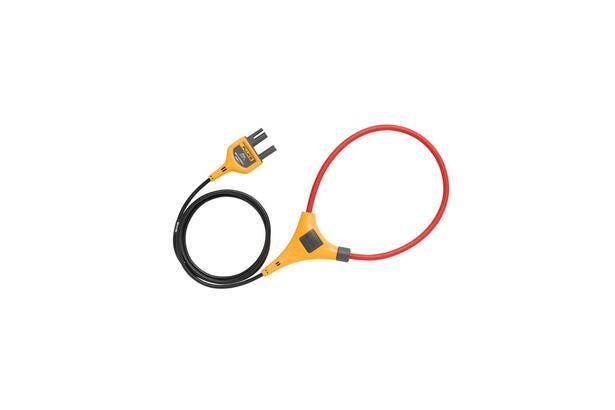 Fluke i2500-10 iFlex fleksibel strømprobe med 25 cm loop og 1,8 m kabel til strømmåling.