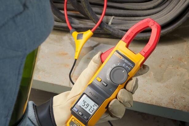 Tangamperemeter1000A TRMS ACDC CAT IV m/IFLEX  + aft. display
