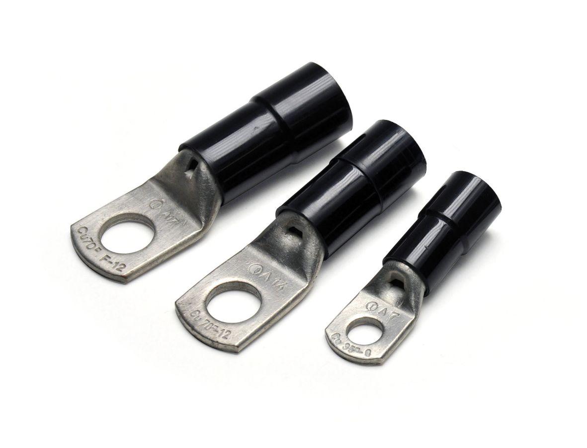 Insulated cable lug 10mm-Ø4mm