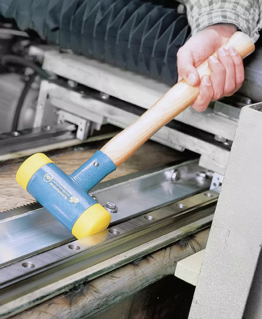 Hammer Ø50mm plasthode stålskaft - 1400gr. 802-serien