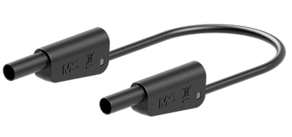 SLK-4N-S25 4 mm safety test lead 200 cm black