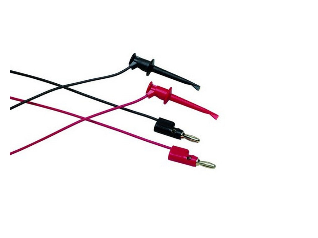 Testledninger m/mini krog prob 30V AC / 60V DC 3A