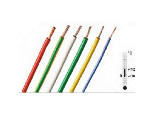 Ledning FLEXI-E/HK 0,25mm2 grø 100m rulle