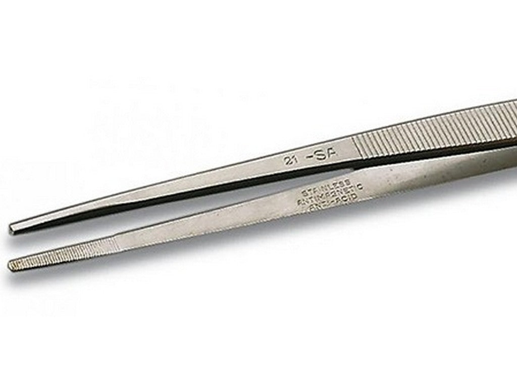 Tweezers 160mm grooved