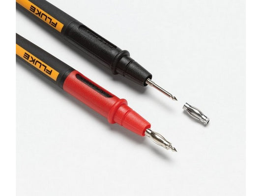 Testledningssett 2 mm DIA PROBE TIPS med 4 mm adaptere