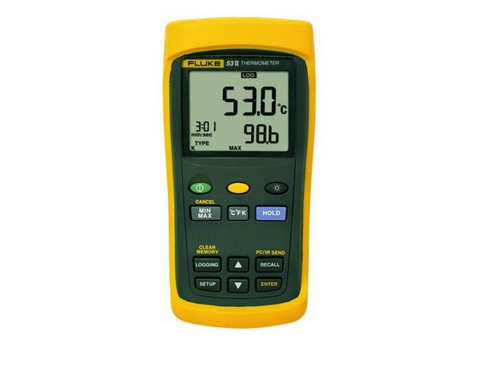 Thermometer digital w. computer scientist.