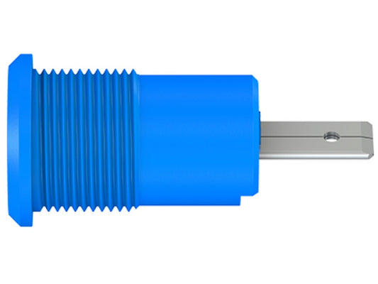 Socket BI-SLB4-F/A 4 mm, blue