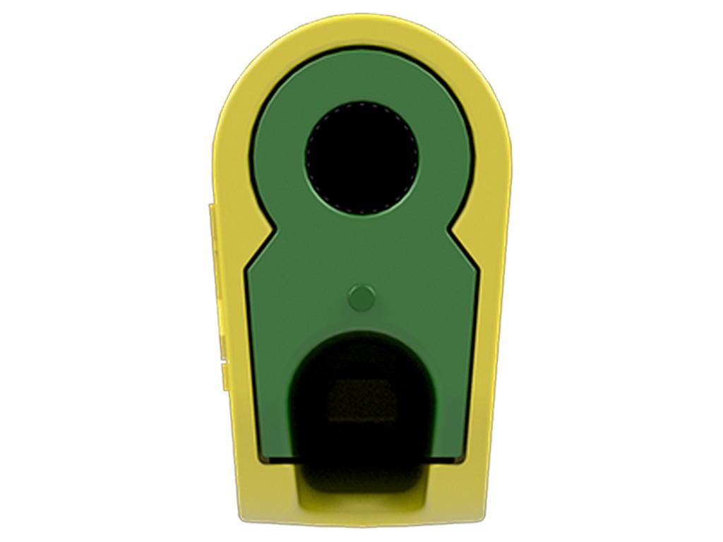 Insulation for banana plug KT-L-4-30 Ø4mm YELLOW/GREEN for 1mm wire for SLQ-4x +SLM-4x