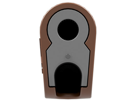 Insulation for banana plug KT-L-4-39 Ø4mm BROWN for 2.5mm wire for LS-LQ-4x +LS-LM-4x