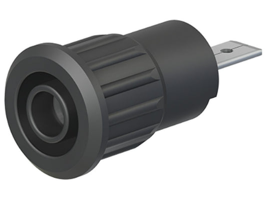 Socket SEB4-F/A nickel-plated black CAT III 1000V 24A