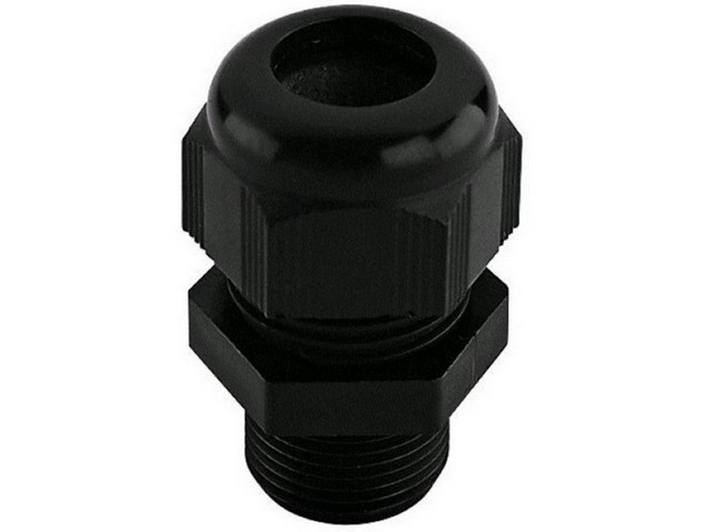 Kabelgjennomføring polyamid sort M12: Ø2,5-6,5mm