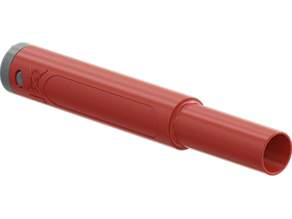 Han-stik Ø4mm SAM-4N-46 RØD CATII 1000V/CATIII 600V 32A max.2,5mm Ø4,6mm M/SKRUE