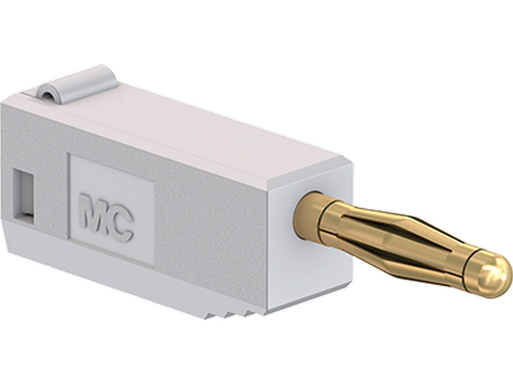 2mm banana plug SLS205 white