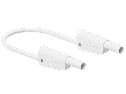 Prøveledn.  SLK4N-F10 25cm HVID PVC 4mm 1000V CATII/600V CATIII 19A