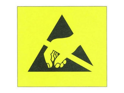 Etikett 5x5 mm ESD (1000 stk)