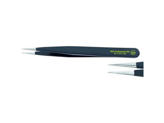 Precision Tweezers ESD smooth tip 120mm