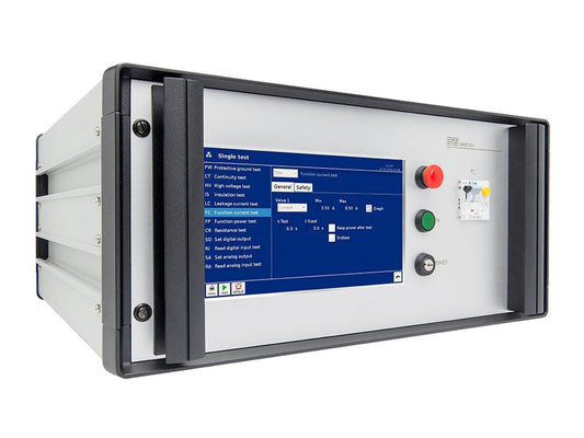 SPS sikkerhedstester 19"rack AC100V-5,5kV 0-3mA/DC 100V-6kV 0-10mA/isolationstest DC 100V-6kV