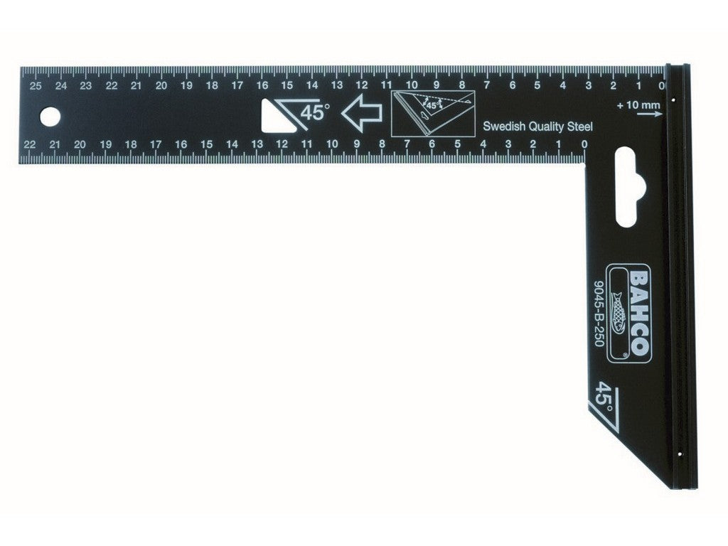 Vinkel 250mm opmærkning af 90° + 45°