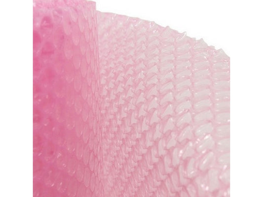 Bobleplast rosa Antistatisk 400mmx150mtr.