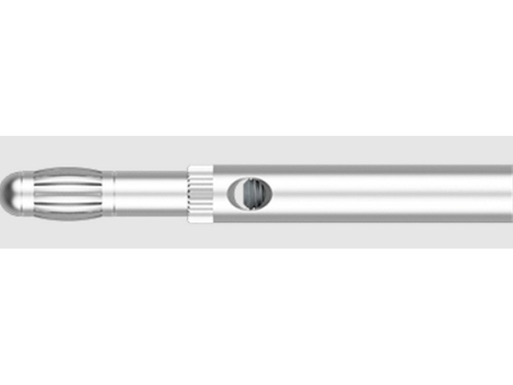Banana plug LS-SLM-4N nickel-plated f/1mm + 2.5mm with screw t/662026 + 662027