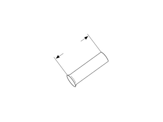 Terminalrør uisoleret 16mm²-L20mm; pose m/250stk.