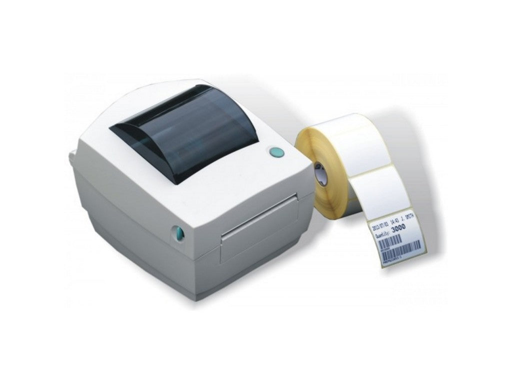 Klæbende etiketprinter 1 etiketrulle inkluderet