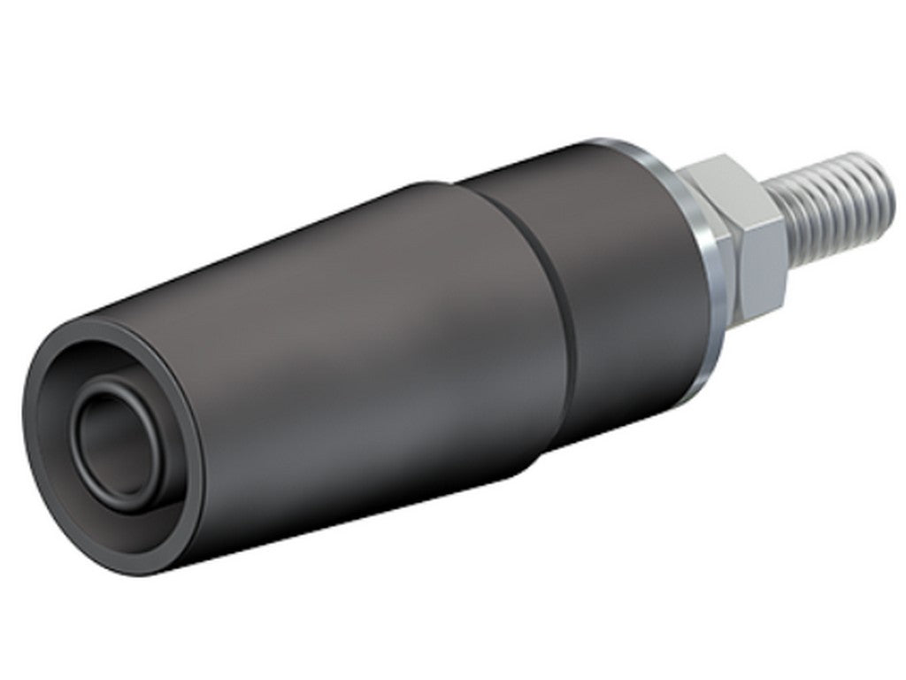 Socket nickel-plated SAB4-G/NX black 600V - CAT II - 32A