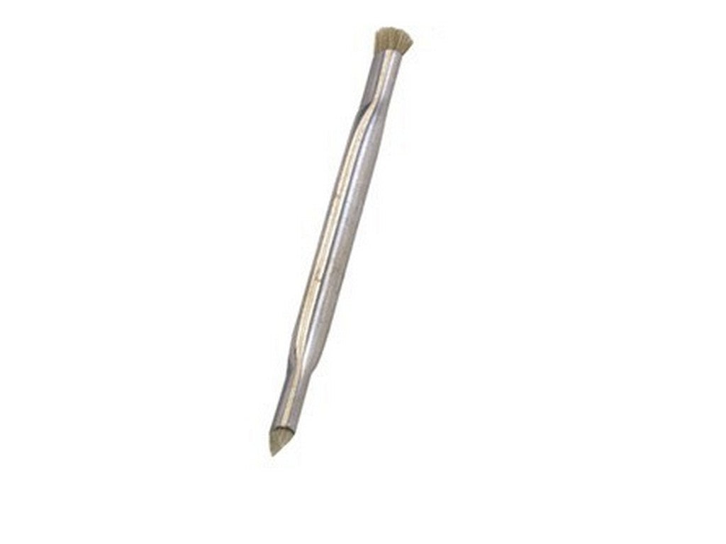 Brush ESD double w/horsehair 13mm x 13cm