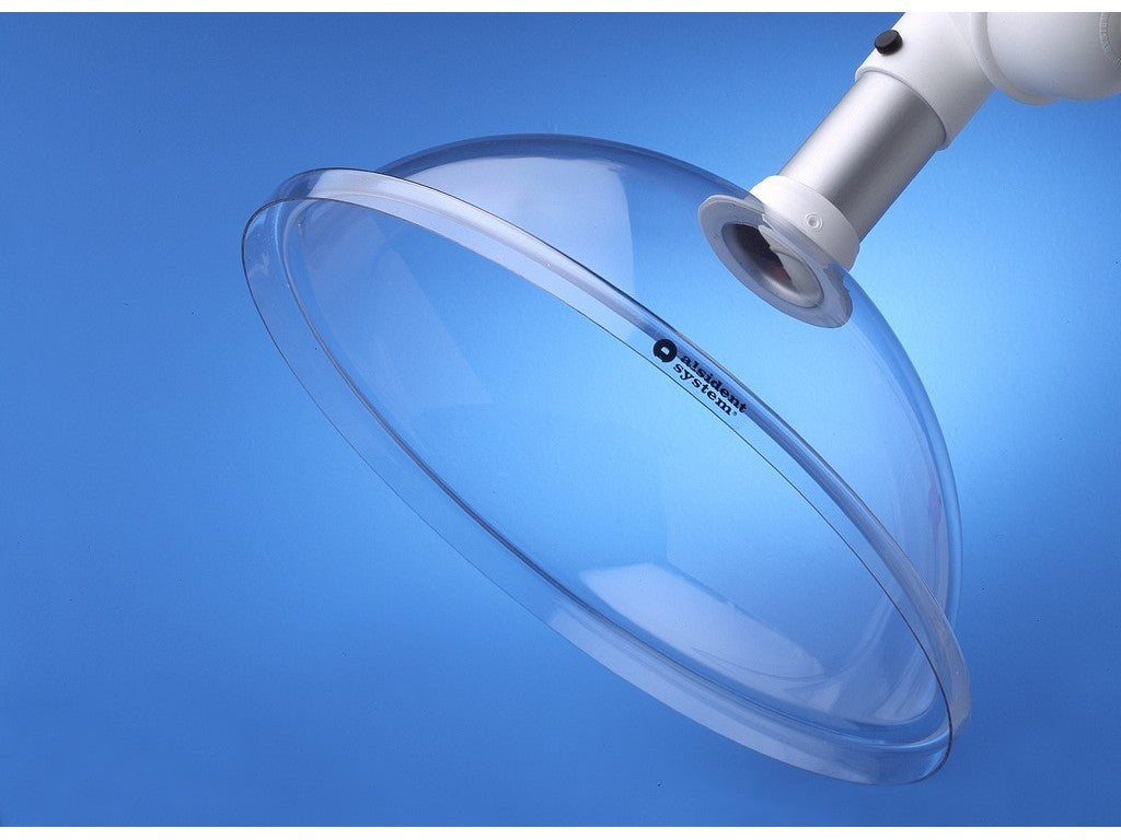 Suction screen round PC 385mm white