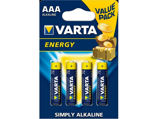Varta battery Simply Alk. AAA 1.5V; Ø10.5x44.5mm price/piece LR03 - Alkaline