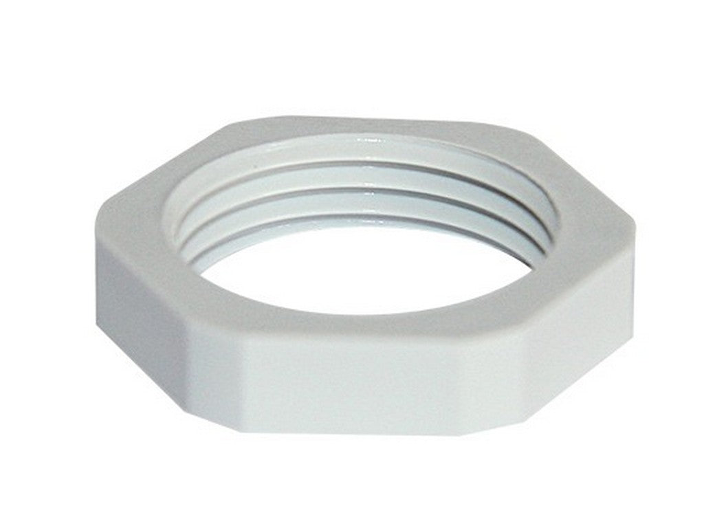 Møtrik polyamid grå M40