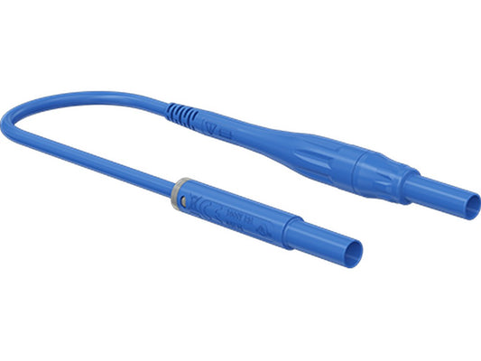 Prøveledning PVC SAK4N-F10-ILF f/sikring max 8A Ø4mm BLÅ 100cm 1000V CATIV SIKRING KØBES SÆRSKILT