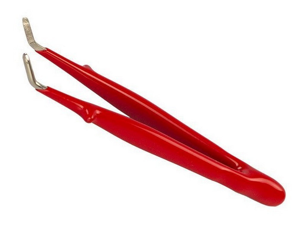 Tweezers 1000V insulated 210mm bent