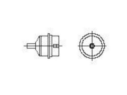 Varmluftdyse ø4mm NR05 uden vacum for WHA2000