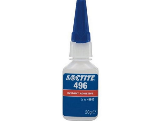 Loctite 496 sekundlim t/metal 20g flaske