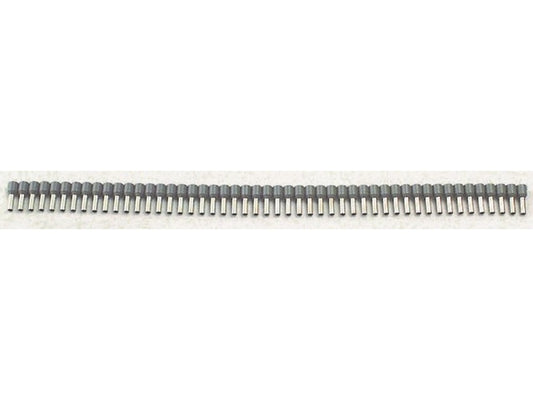 Terminal tube insulated GREY tape 2.5mm-L8mm: bag w/500pcs.