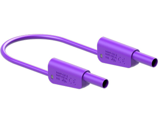 Prøveledn. SLK4N-F10 100cm VIOLET PVC 4mm 1000V CATII/600V CATIII 19A
