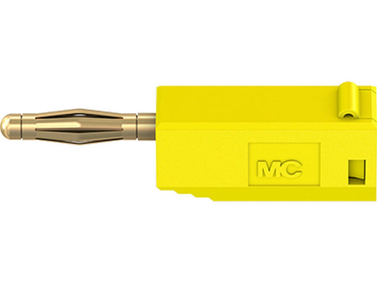 2mm bananplugg SLS205 gul